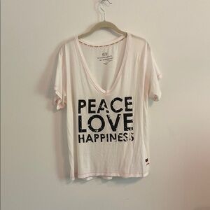 Chaser White Graphic Short Sleeve Tee